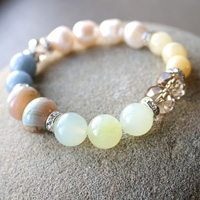 Pearl Jade and Agate Bracelet