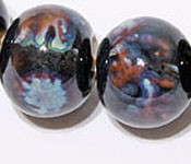 Dark Blue Porcelain Bead