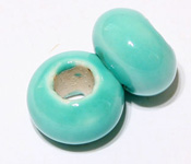 Turquoise Porcelain Bead