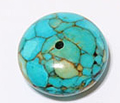 Turquoise Rondelle Bead