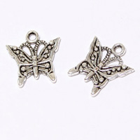 Silver Butterfly Charm